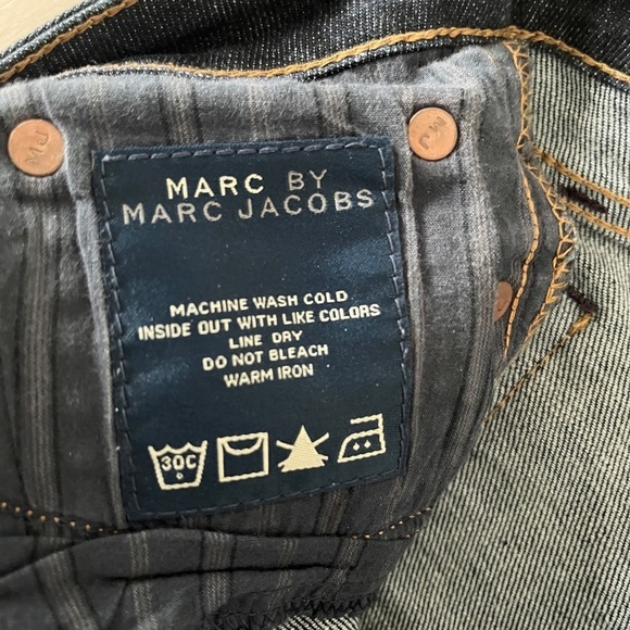 Marc Jacobs Chrissie 003 Low Rise Skinny Stretch Denim Jeans Sz 28 DarkBlue *P12 - Picture 7 of 8